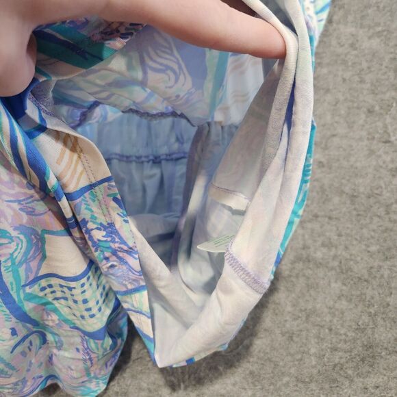 Lilly Pulitzer Women S Small Gianni Romper Light Lilac Aboat Time Sailboat Dress - Picture 11 of 16